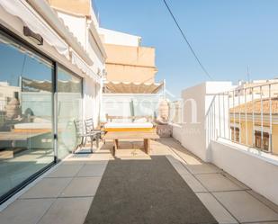 Terrace of Attic to rent in  Valencia Capital  with Air Conditioner, Terrace and Furnished