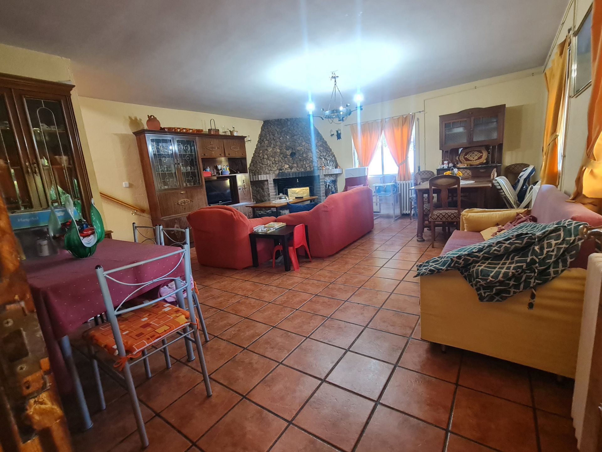Sala d'estar de Casa o xalet en venda en Villabáñez amb Calefacció, Jardí privat i Parquet