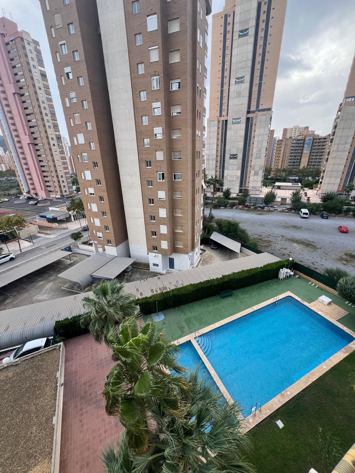 Swimming pool of Flat for sale in Benidorm  with Air Conditioner, Terrace and Furnished