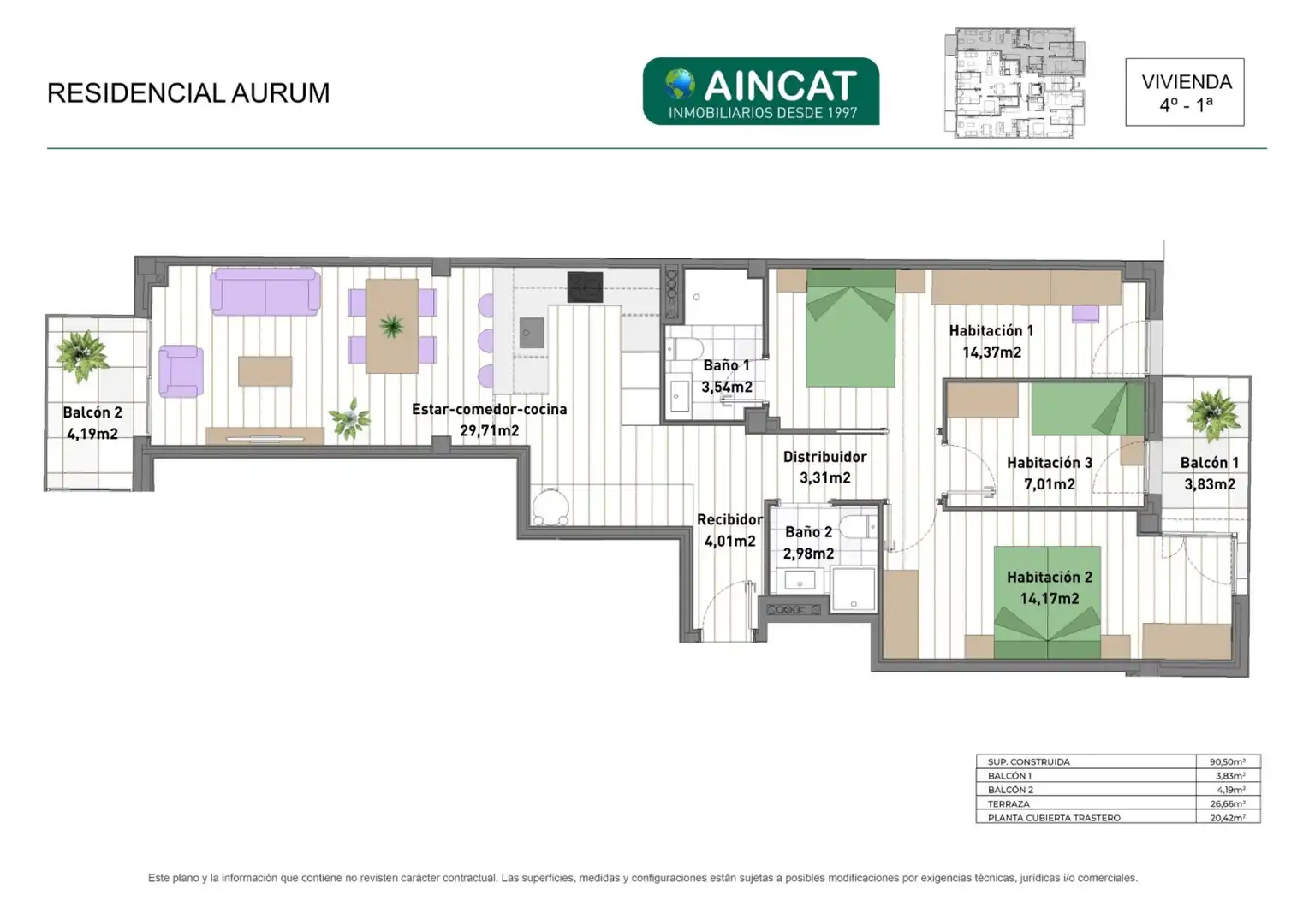 Flat with terrace for sale in Viladecans - Calle SANT CLIMENT, imagen 2