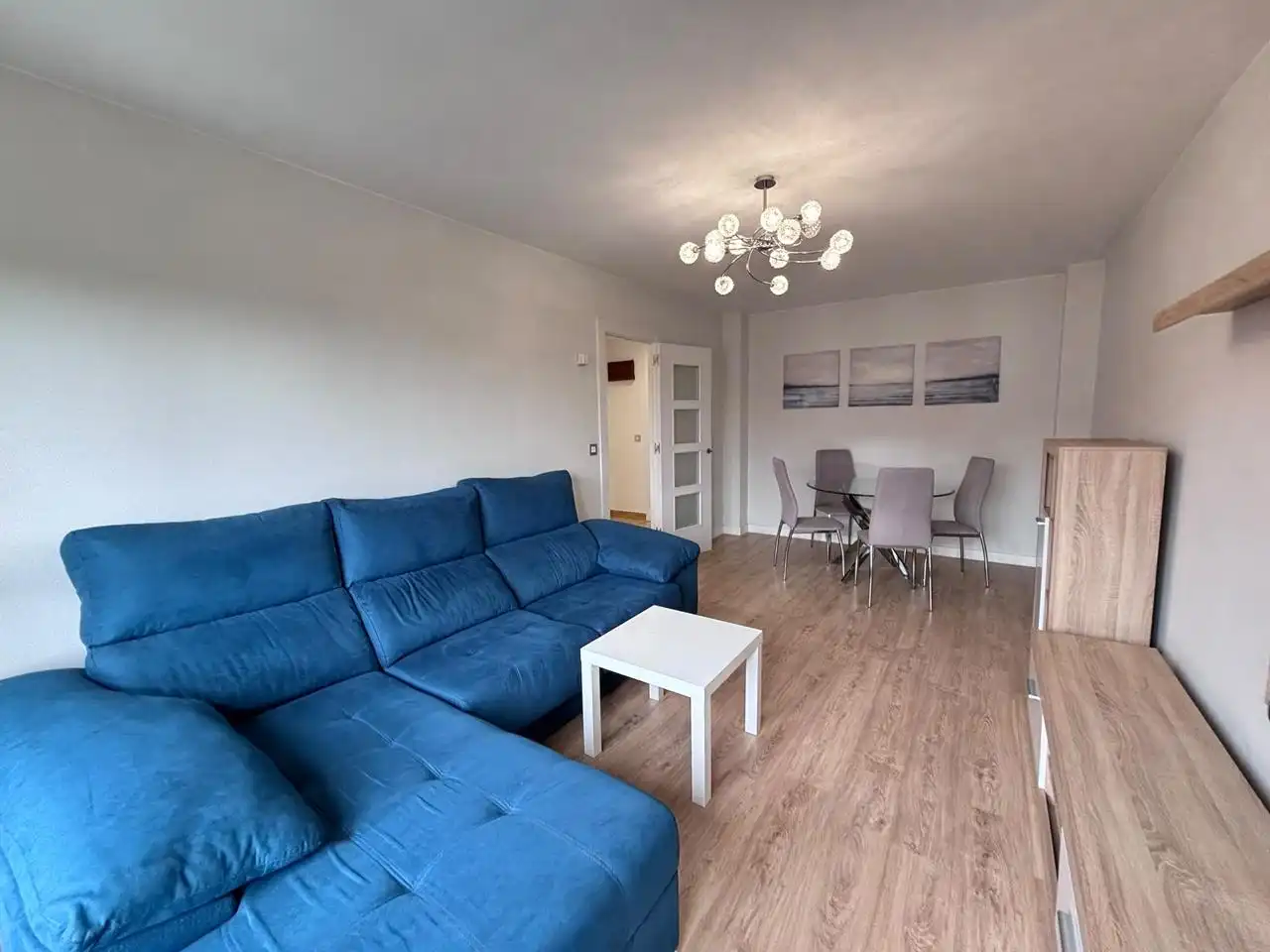 Wohnzimmer von Wohnung zur Miete in Gijón  mit Heizung und Möbliert