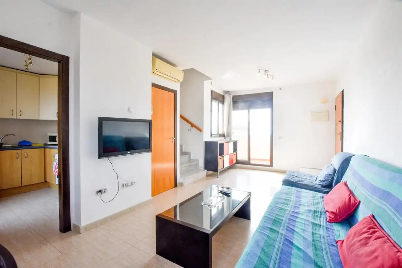 Sala de estar de Ático en venta en Águilas con Amueblado