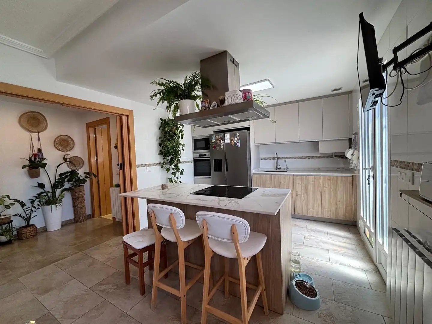 Cuina de Casa adosada en venda en Molina de Segura amb Aire condicionat, Jardí privat i Terrassa