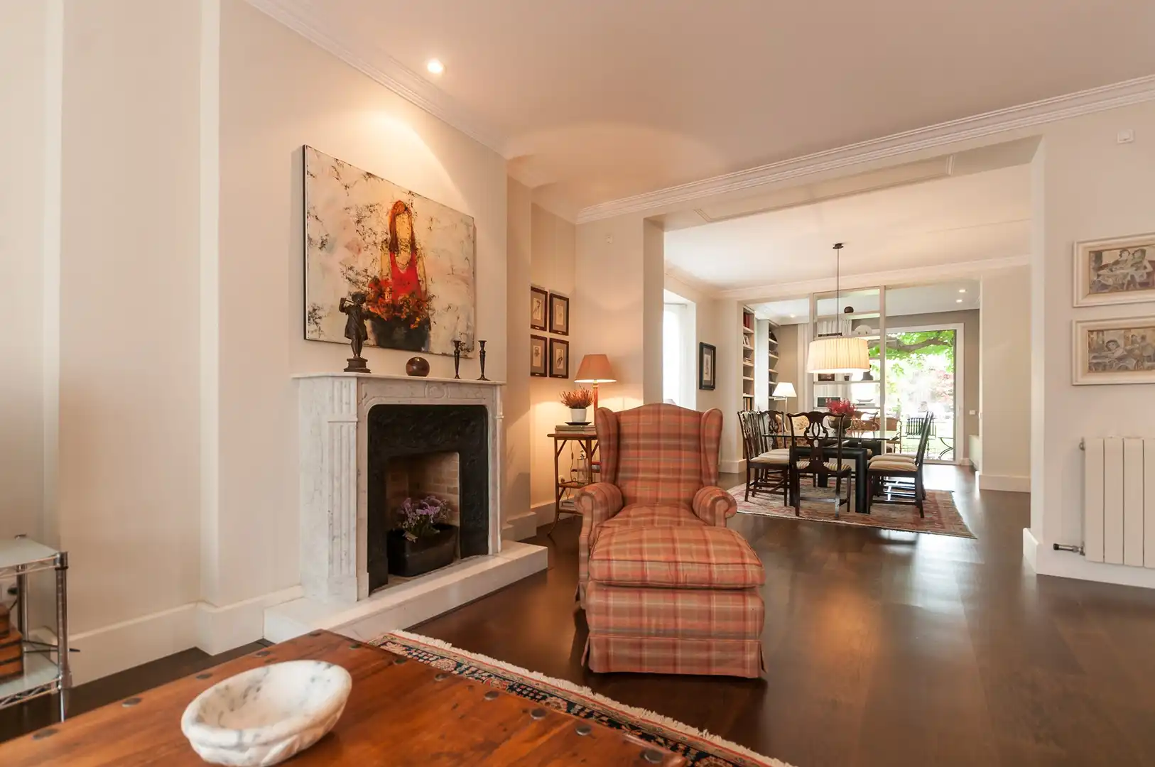 Living room of Houses for rent in Sant Just Desvern  with Air Conditioner, Heating and Terrace