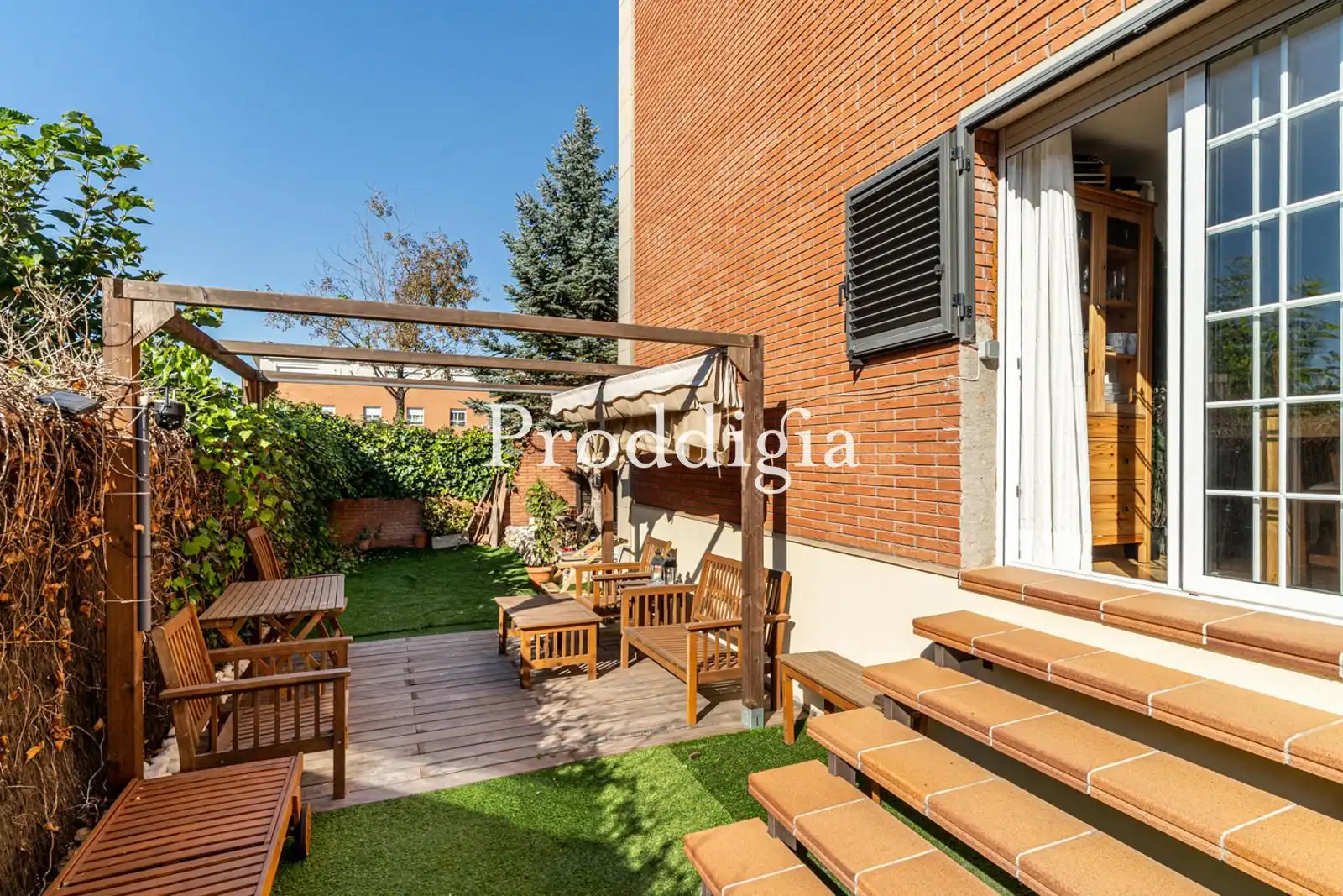 Terrace of Detached homes for sale in Sant Cugat del Vallès  with Air Conditioner, Heating and Private garden