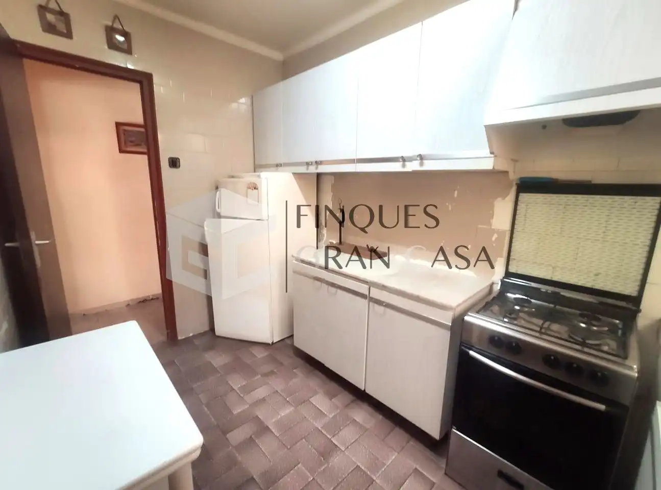 Kitchen of Flat for sale in Canovelles  with Balcony and Alarm
