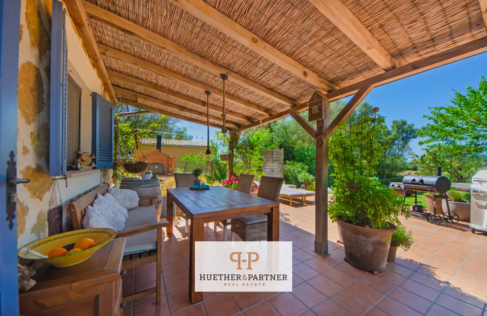 Terrasse von Country house zum Verkauf in Manacor mit Klimaanlage und Möbliert