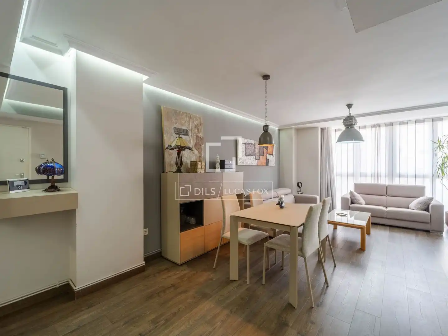 Wohnzimmer von Wohnung zum Verkauf in Valencia mit Klimaanlage, Heizung und Möbliert