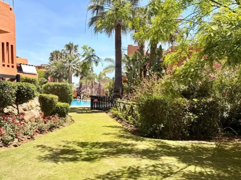 Garden of Flat for sale in Estepona  with Air Conditioner, Terrace and Balcony
