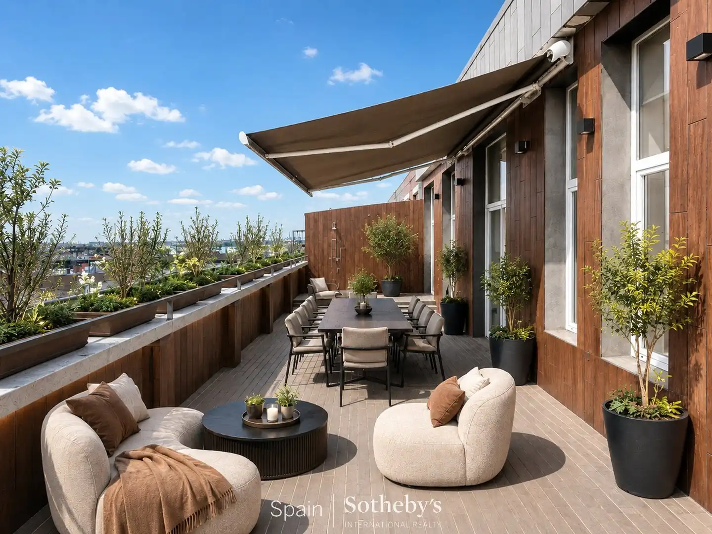 Terrasse von Wohnungen zum Verkauf in Madrid mit Klimaanlage, Heizung und Terrasse