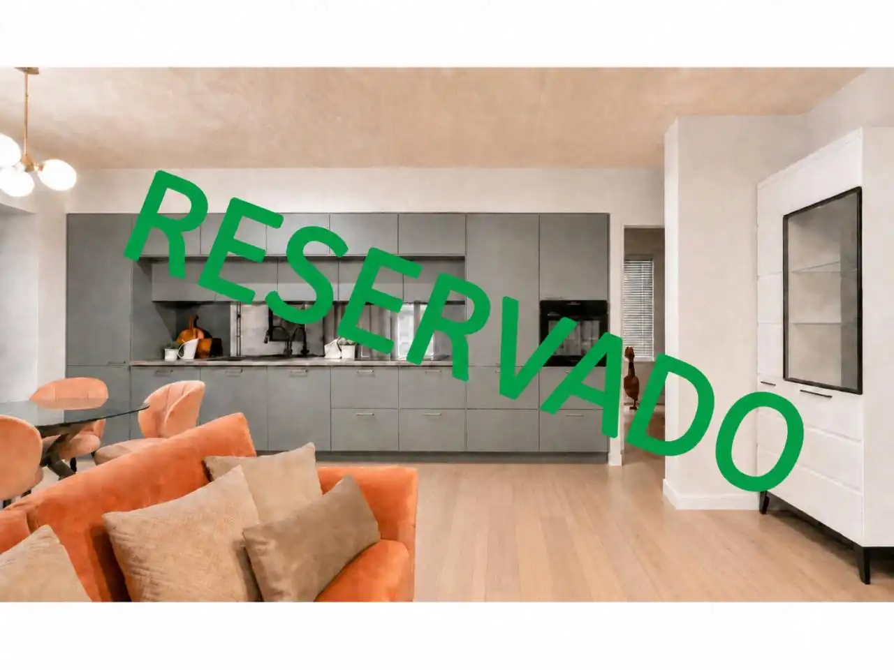 Kitchen of Flat for sale in Barcelona  with Air Conditioner and Parquet flooring