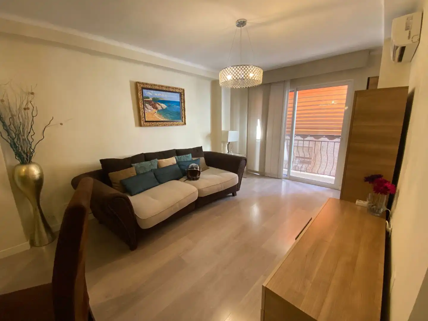 Sala d'estar de Pis en venda en Málaga Capital amb Aire condicionat i Terrassa