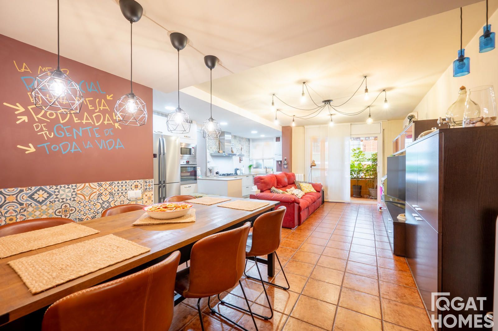 Menjador de Pis en venda en Sant Cugat del Vallès amb Aire condicionat, Calefacció i Terrassa