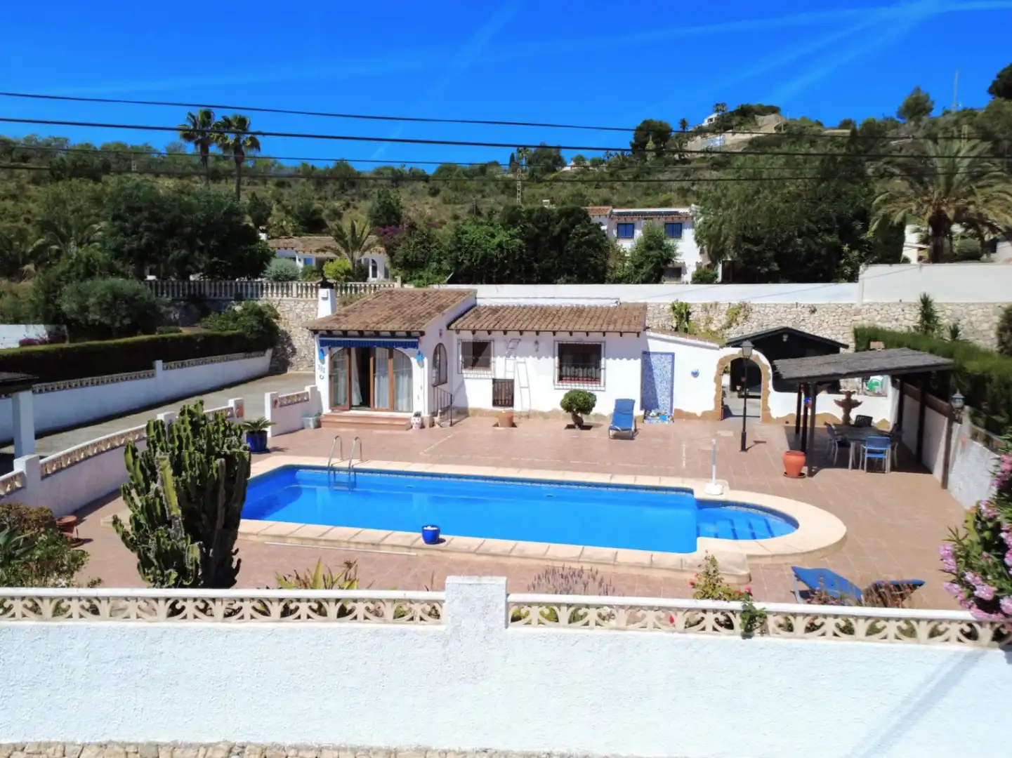 Exterior view of Houses for sale in Moraira  with Air Conditioner, Heating and Private garden