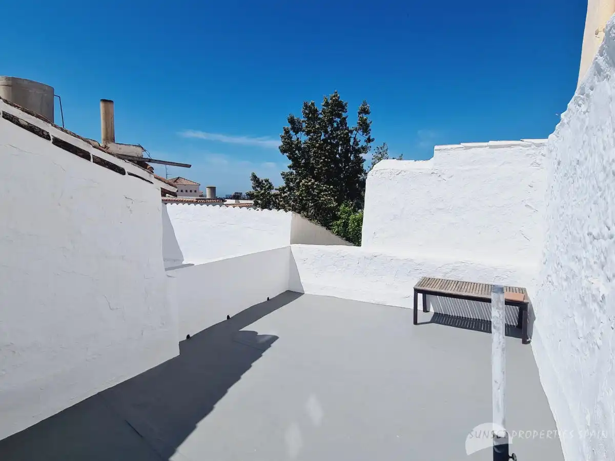 Terrace of Houses for sale in Cómpeta  with Furnished