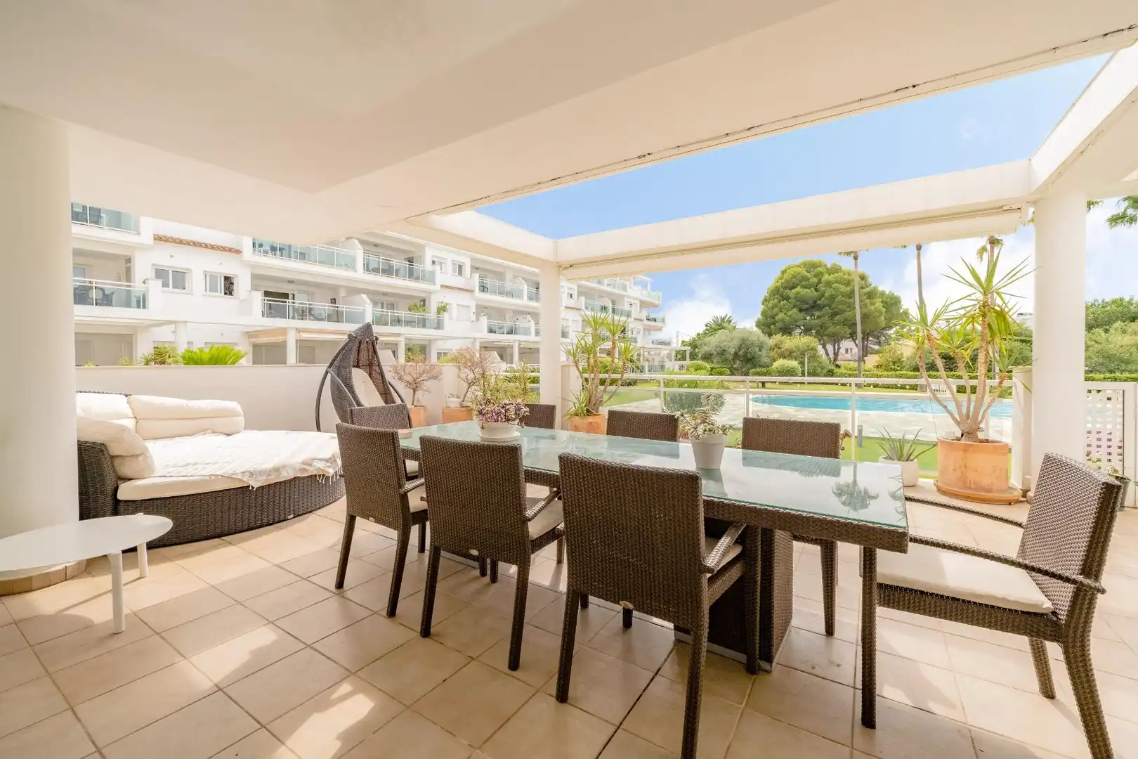 Terrace of Apartments for sale in Dénia  with Air Conditioner, Heating and Private garden