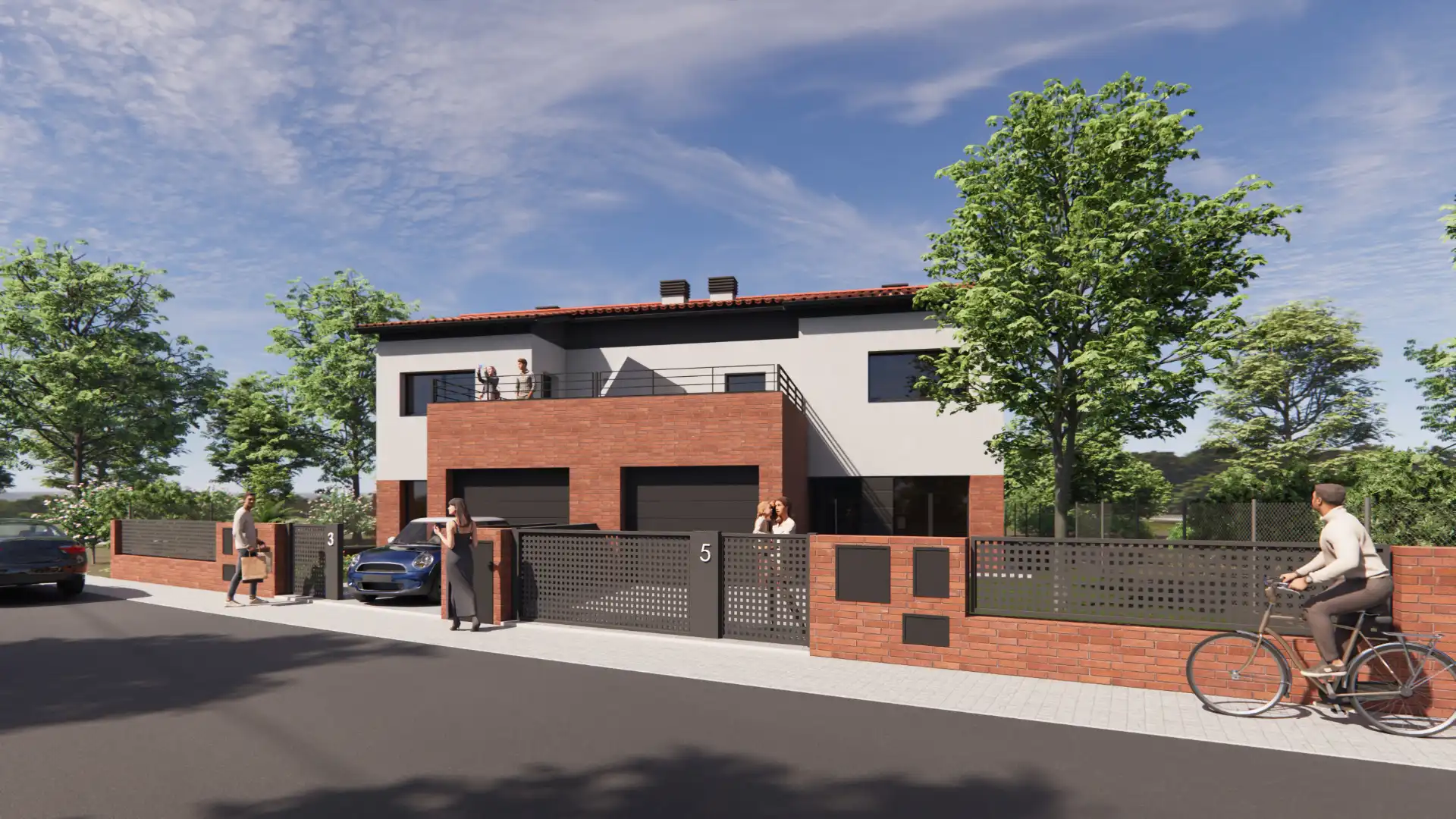 Exterior view of Detached homes for sale in Sant Esteve de Palautordera  with Heating, Private garden and Terrace