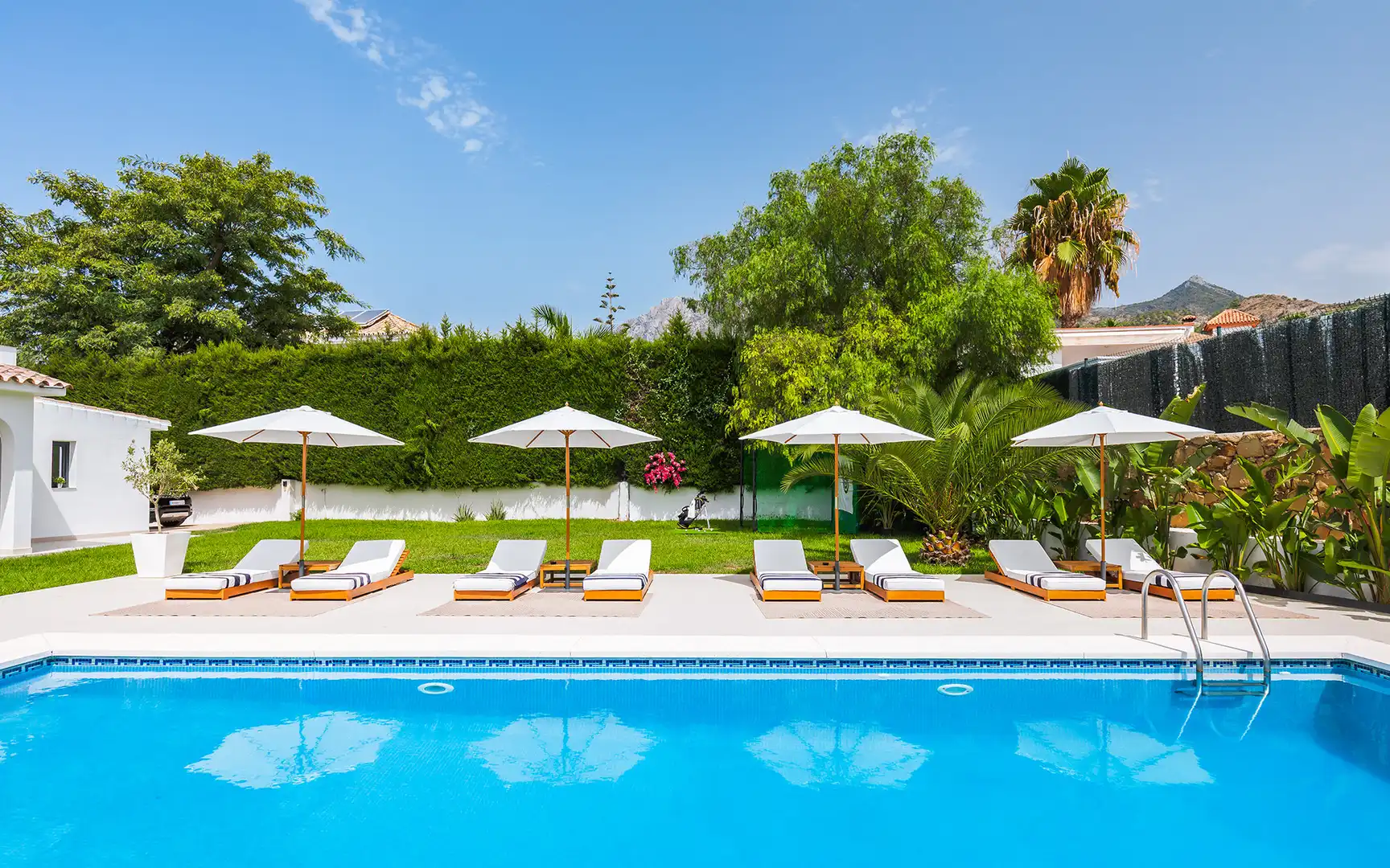 Jardín de Casa o chalet en venta en Marbella con Aire acondicionado, Jardín privado y Terraza