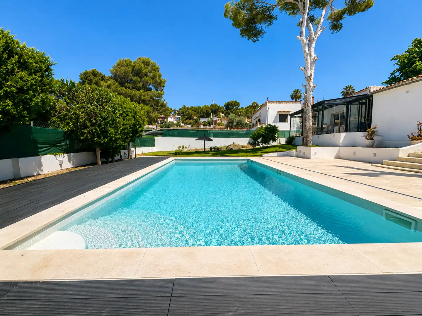 Swimming pool of Houses for rent in Calvià  with Air Conditioner, Heating and Private garden