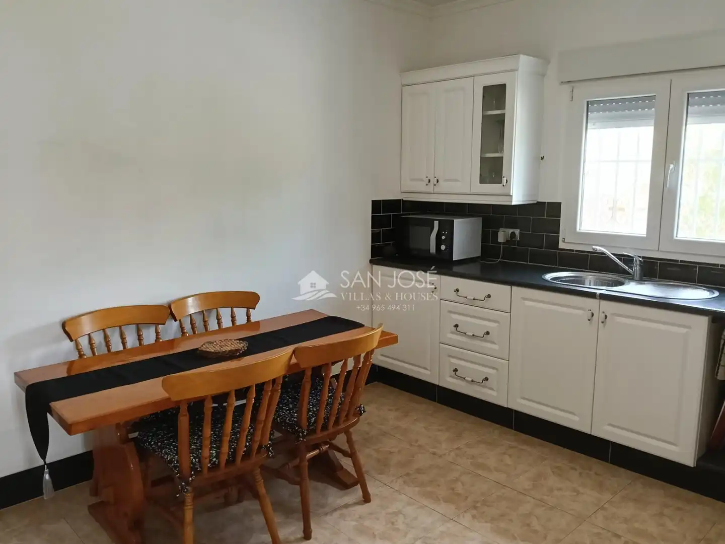 Cocina de Casa o chalet en venta en Aspe con Aire acondicionado, Calefacción y Jardín privado