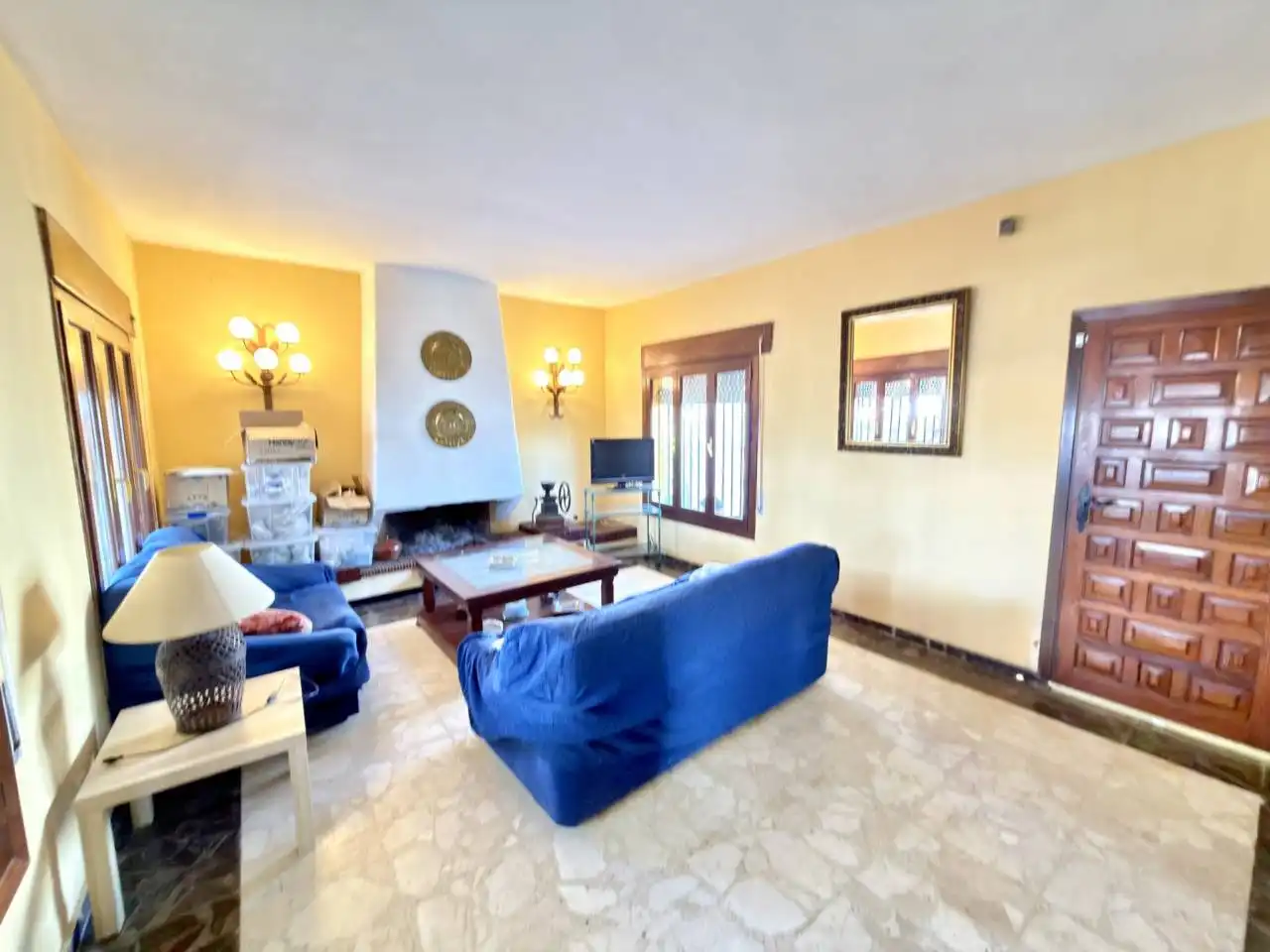 Living room of Houses for sale in Rincón de la Victoria  with Private garden, Terrace and Swimming Pool