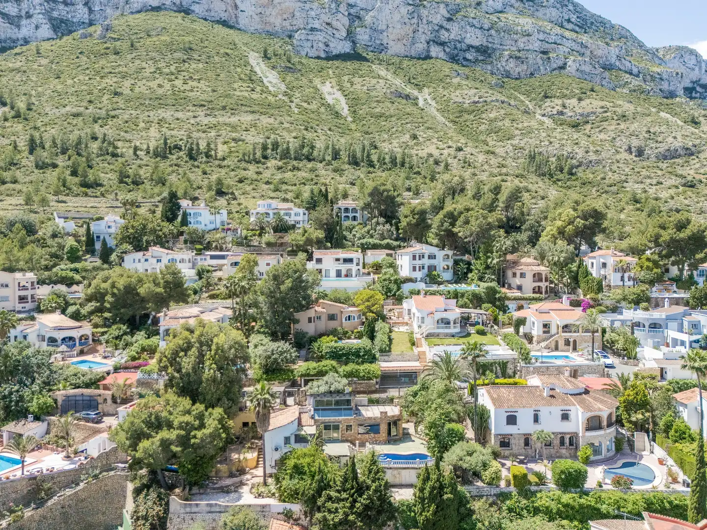 Exterior view of Houses for sale in Dénia  with Private garden, Terrace and Swimming Pool