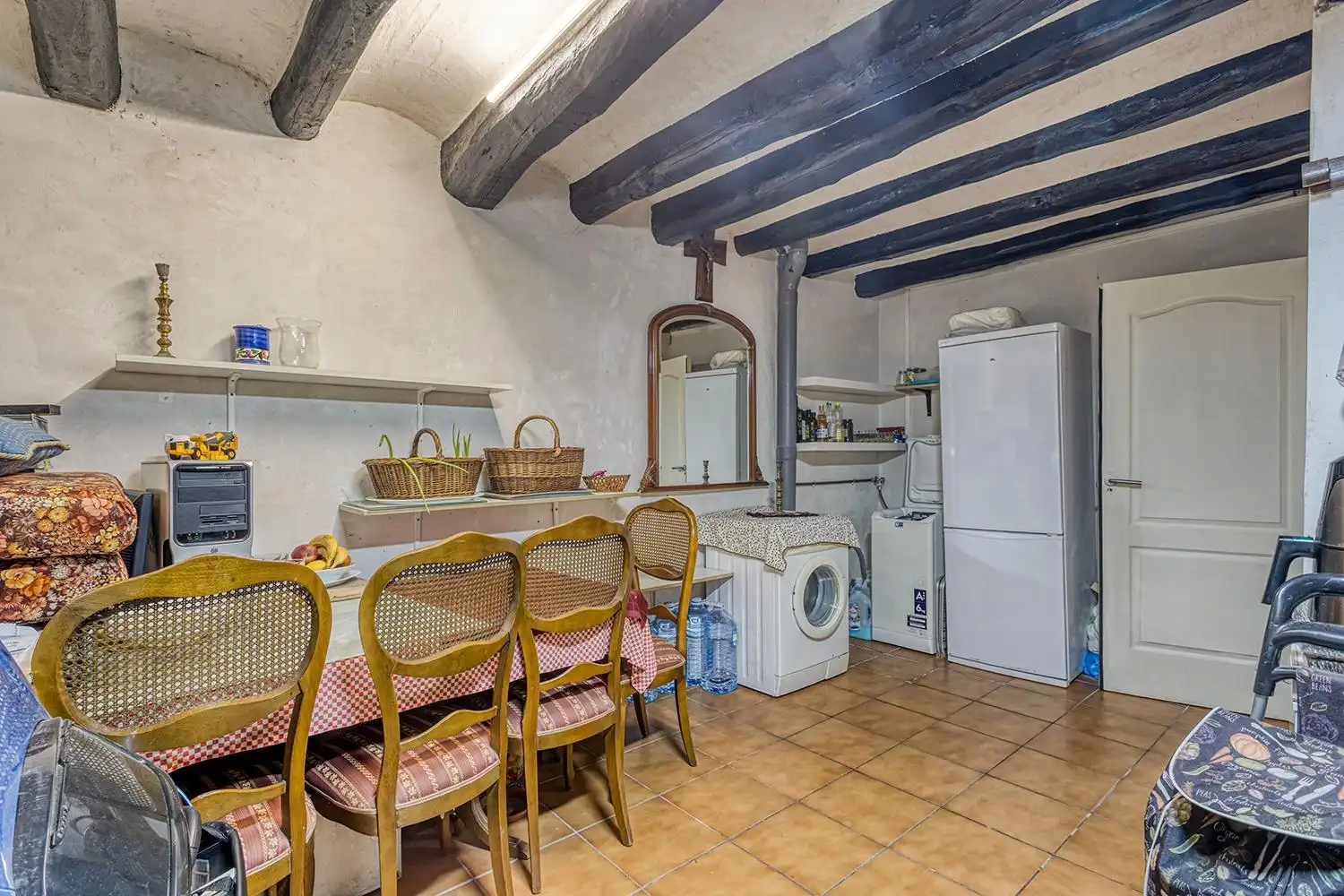 Cocina de Casa adosada en venta en Montmaneu con Trastero, Amueblado y Balcón