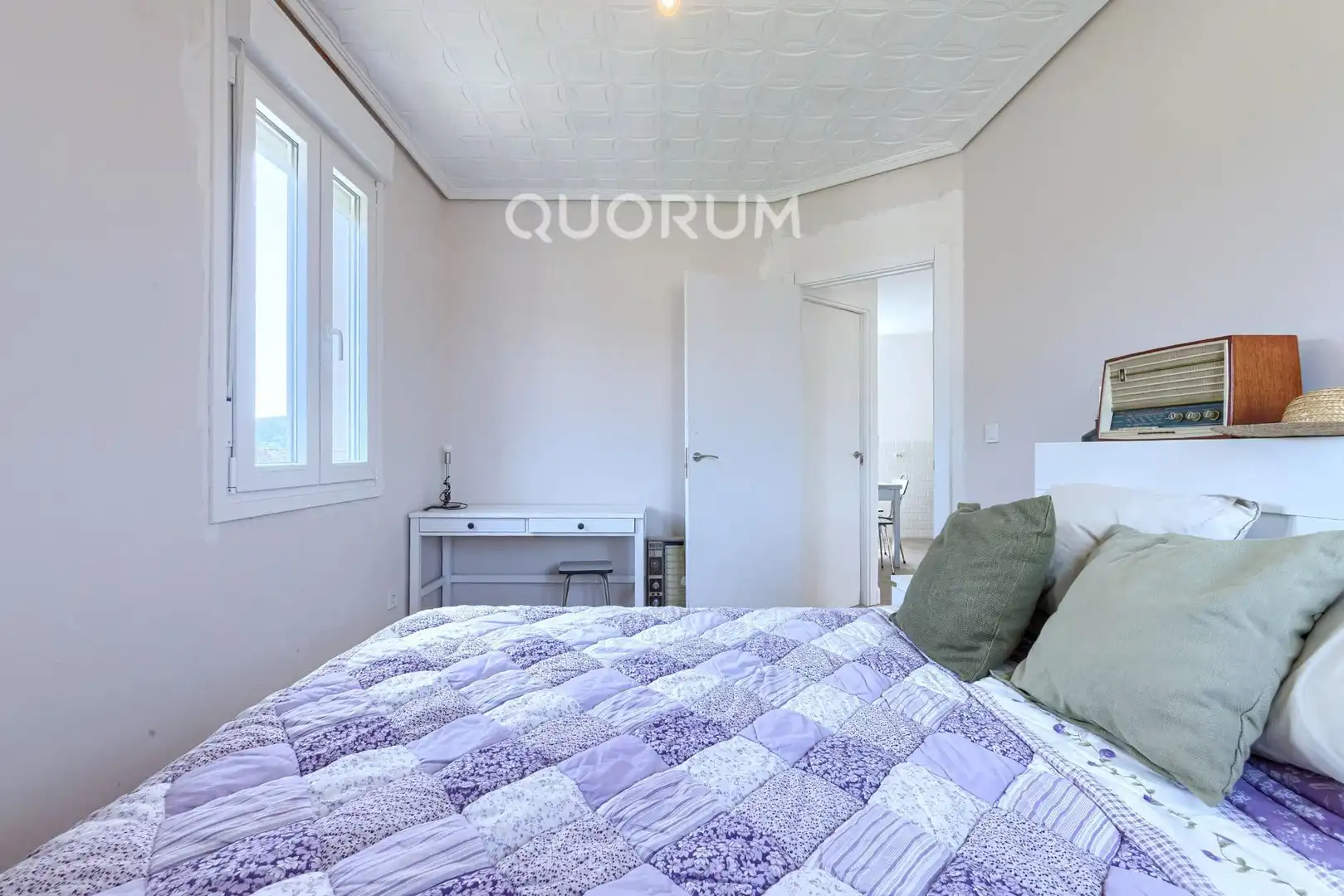 Schlafzimmer von Wohnung zum Verkauf in Arrigorriaga mit Parkett und Balkon