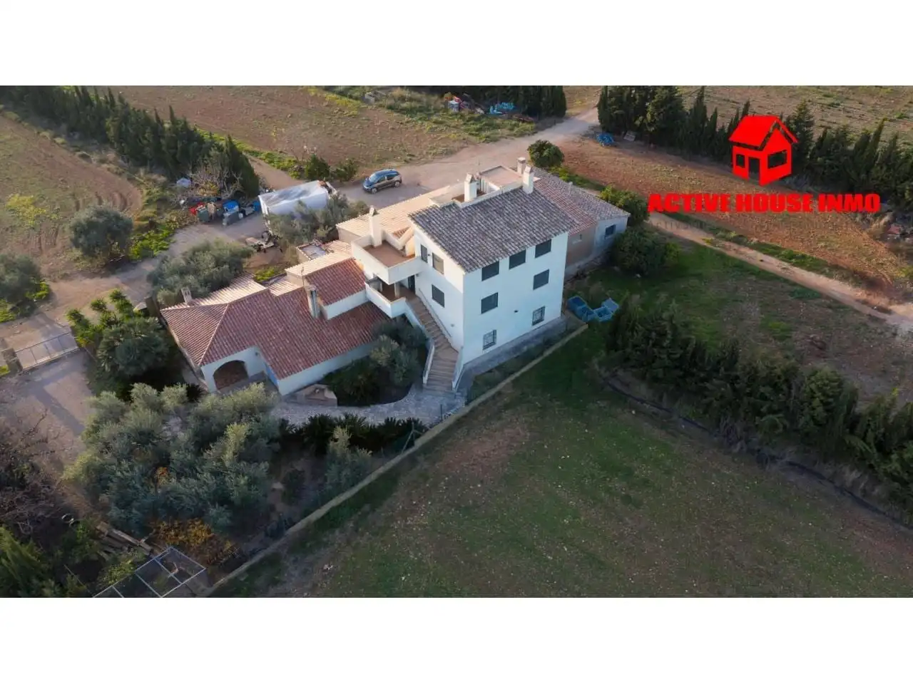 Vista exterior de Finca rústica en venta en Camarles con Jardín privado, Terraza y Trastero