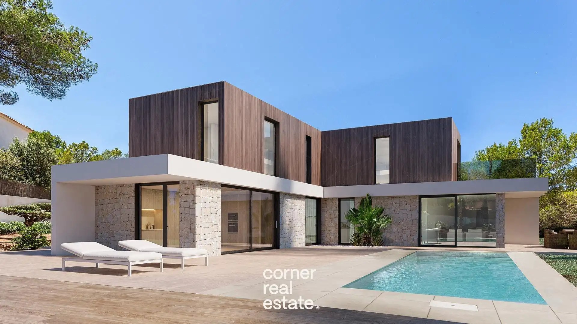 Vista exterior de Casa o chalet en venta en Sant Cugat del Vallès con Aire acondicionado, Calefacción y Jardín privado