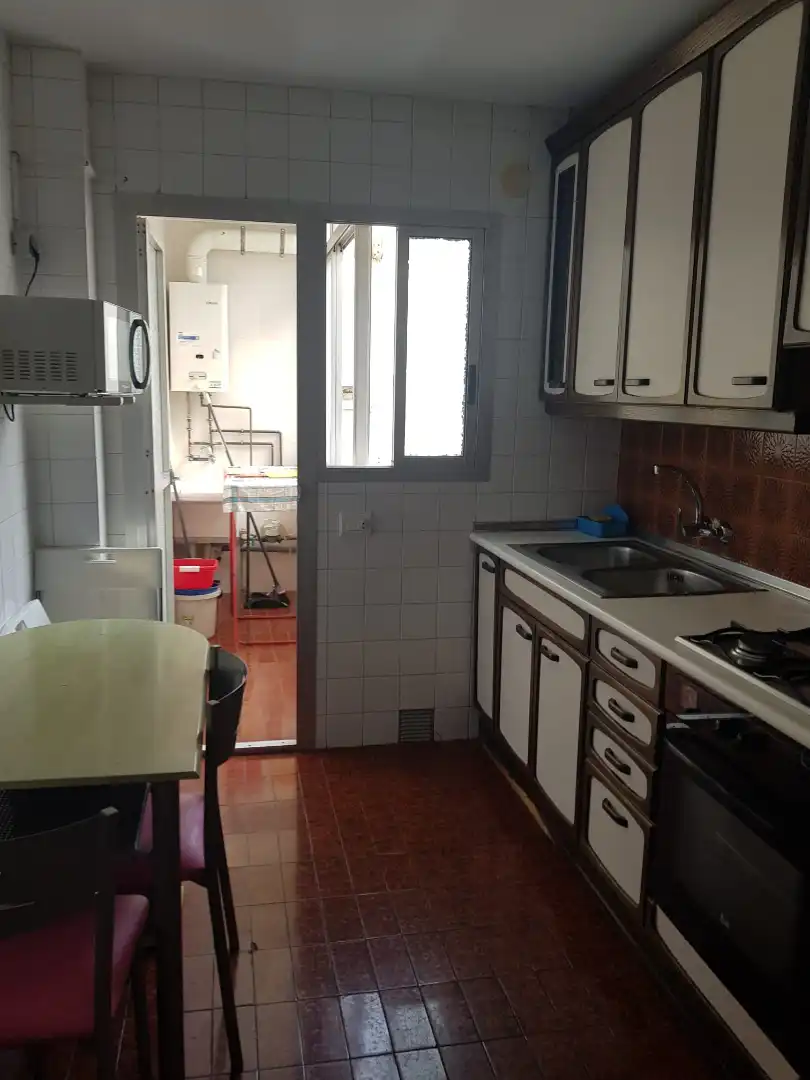 Cuina de Pis de lloguer en Murcia amb Aire condicionat, Moblat i Forn
