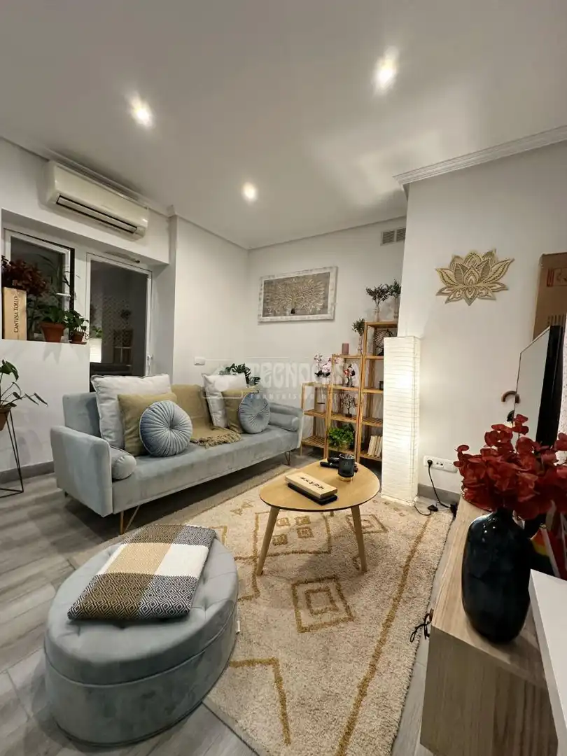 Sala de estar de Piso de alquiler en Madrid