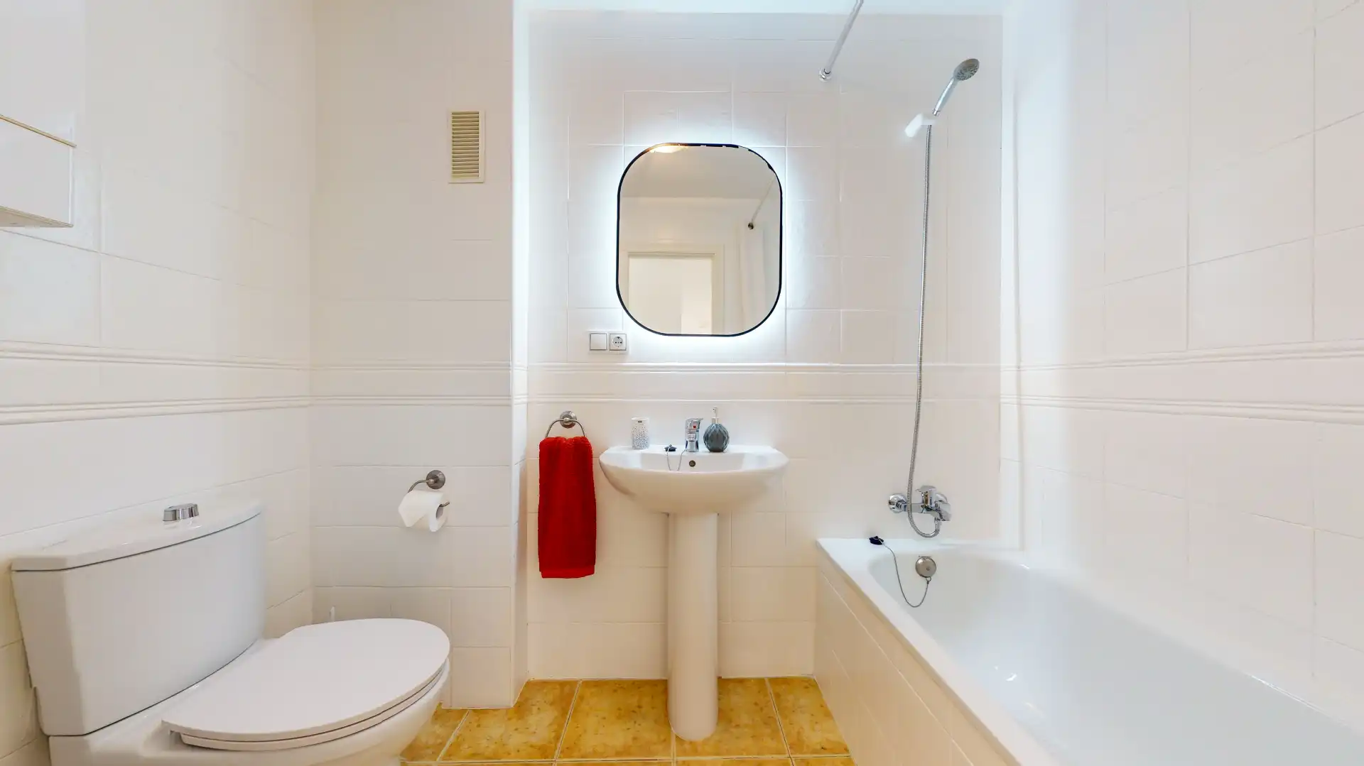 Bathroom of Apartments for rent in Dénia  with Air Conditioner, Heating and Terrace