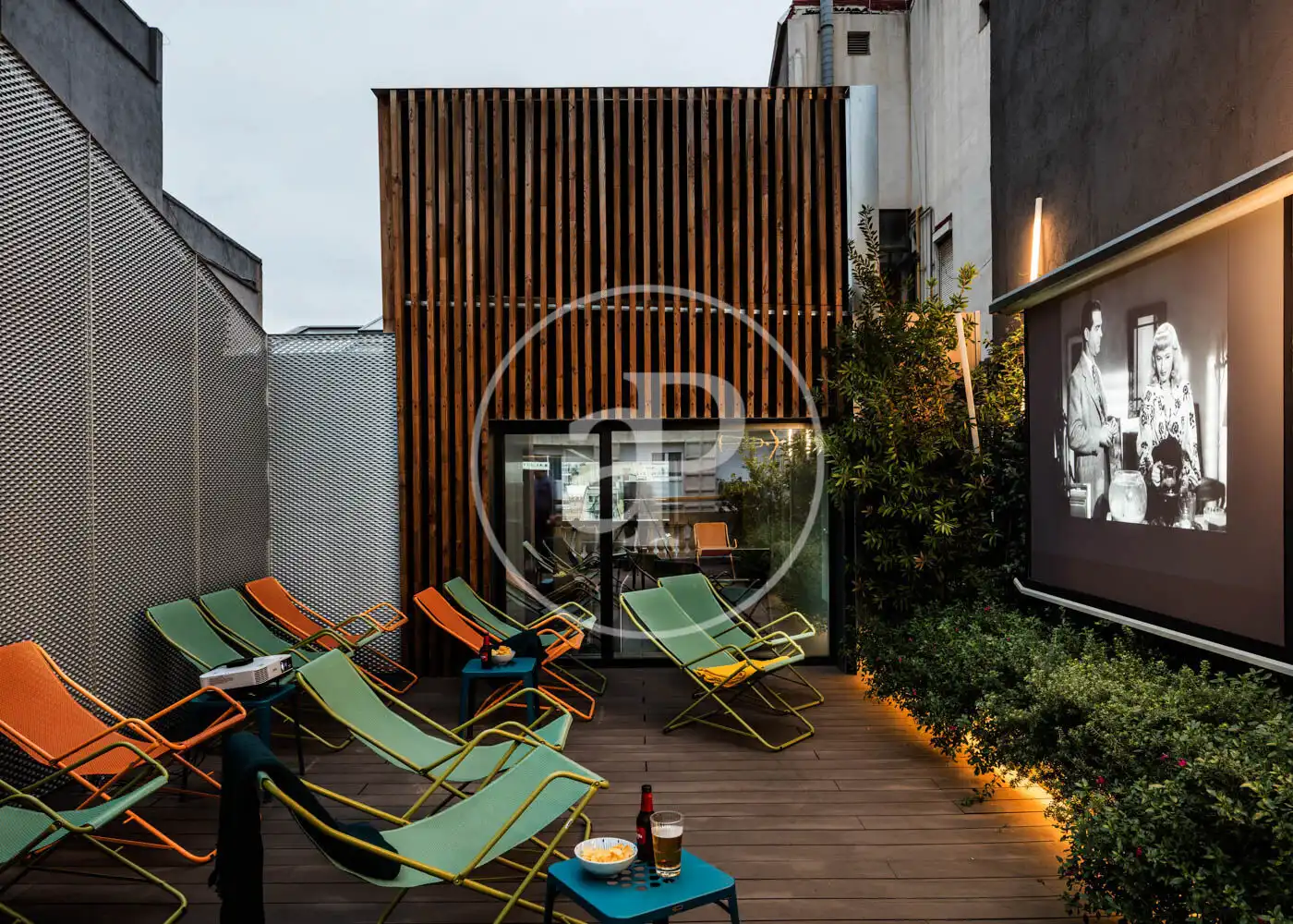 Terraza de Piso de alquiler en Barcelona con Aire acondicionado, Calefacción y Terraza