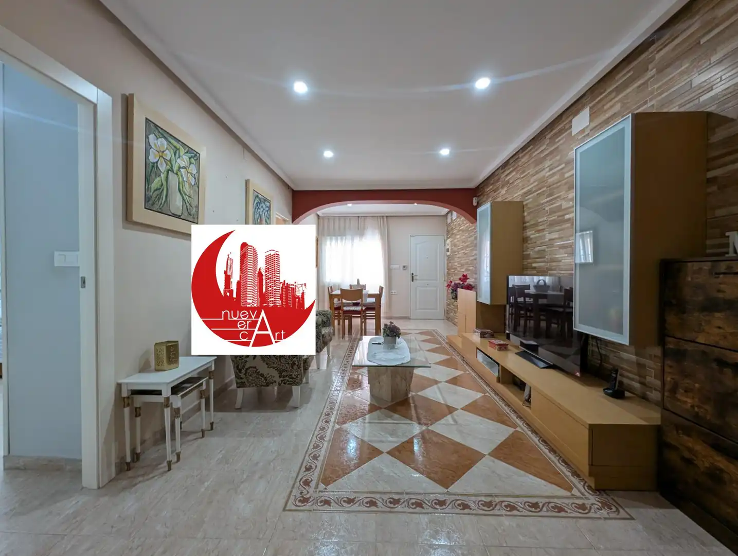 Sala de estar de Casa o chalet en venta en Cartagena con Aire acondicionado