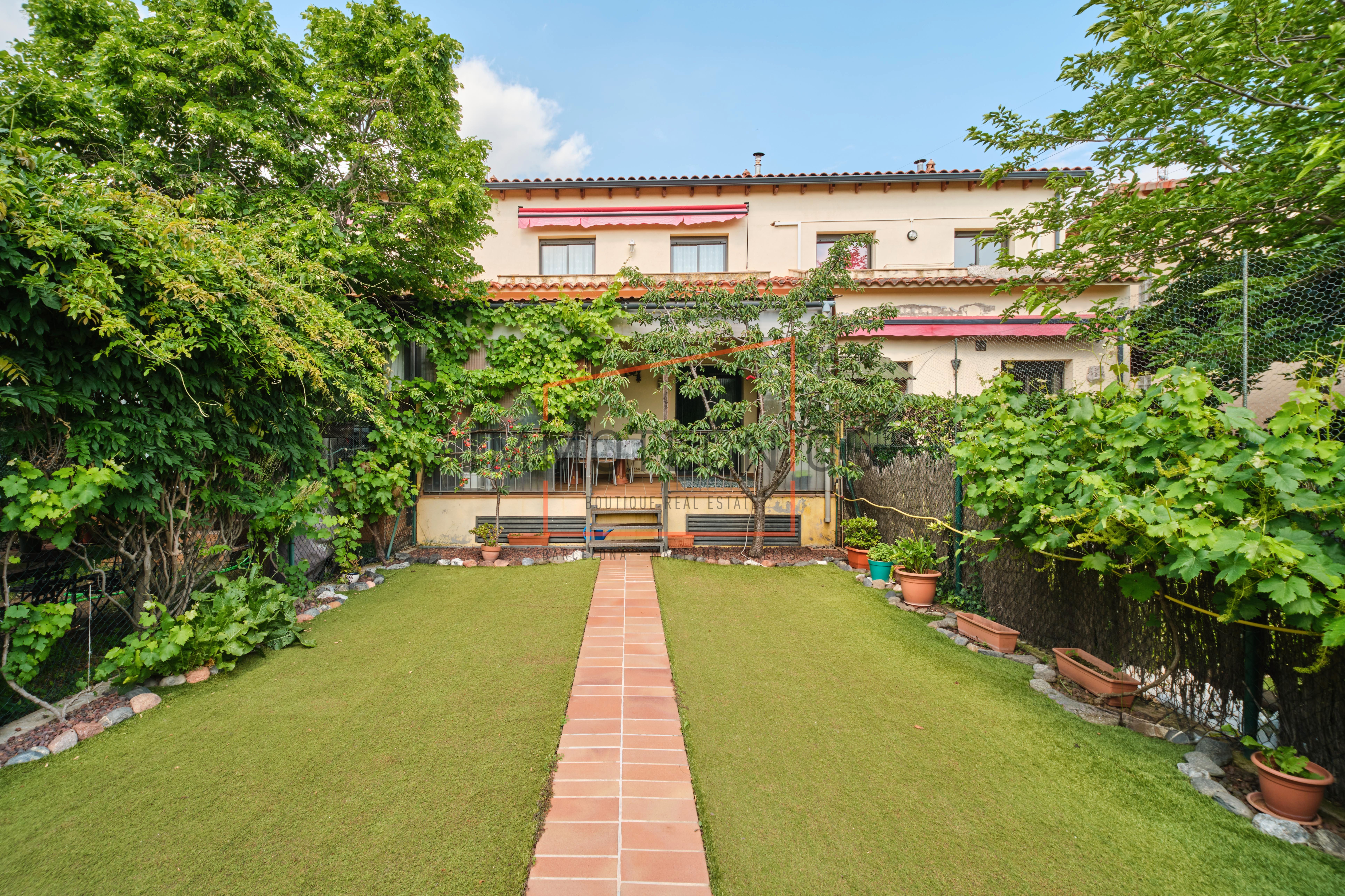 Jardí de Casa adosada en venda en Sant Esteve de Palautordera amb Calefacció, Jardí privat i Terrassa