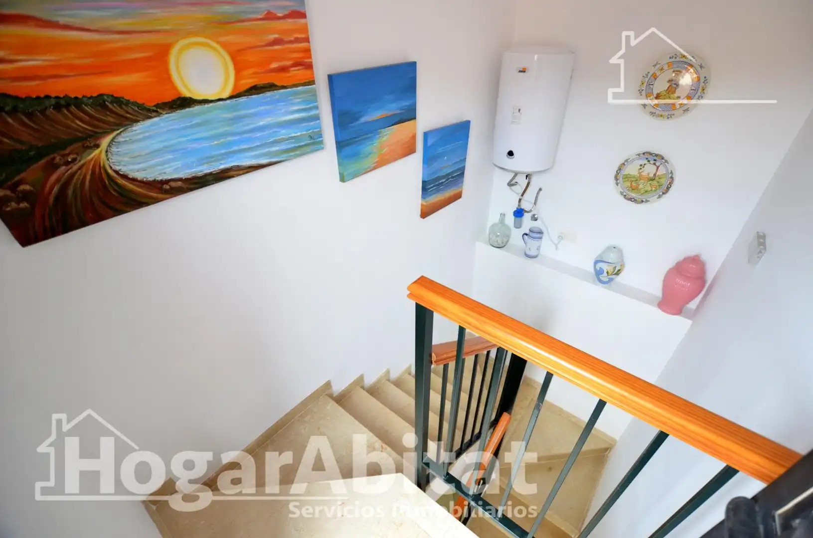 Einfamilien-Reihenhaus zum Verkauf in Cullera mit Privatgarten, Terrasse und Abstellraum