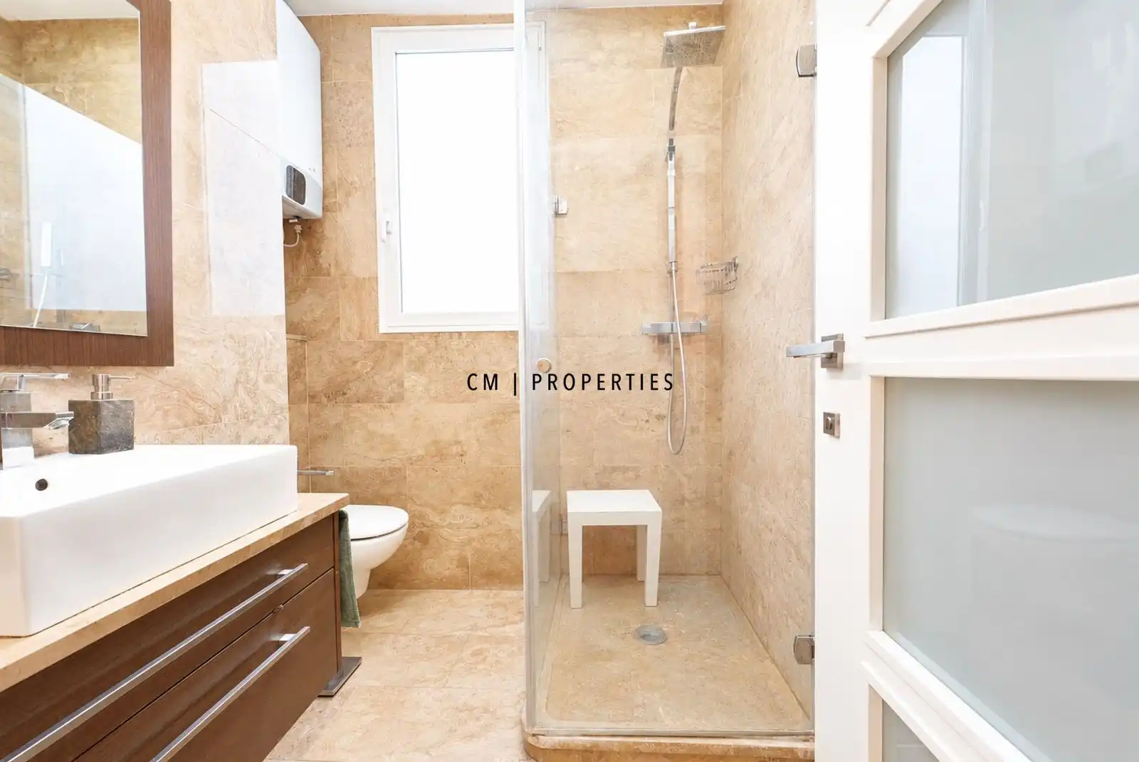 Baño de Piso de alquiler en Valencia con Aire acondicionado, Calefacción y Parquet