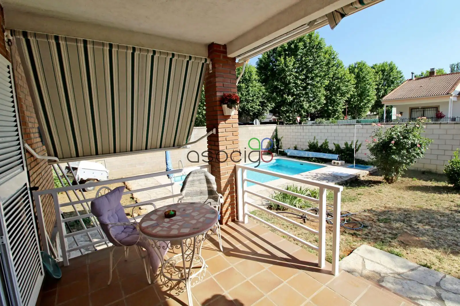 Terrace of Houses for sale in Cabanillas del Campo  with Heating and Swimming Pool