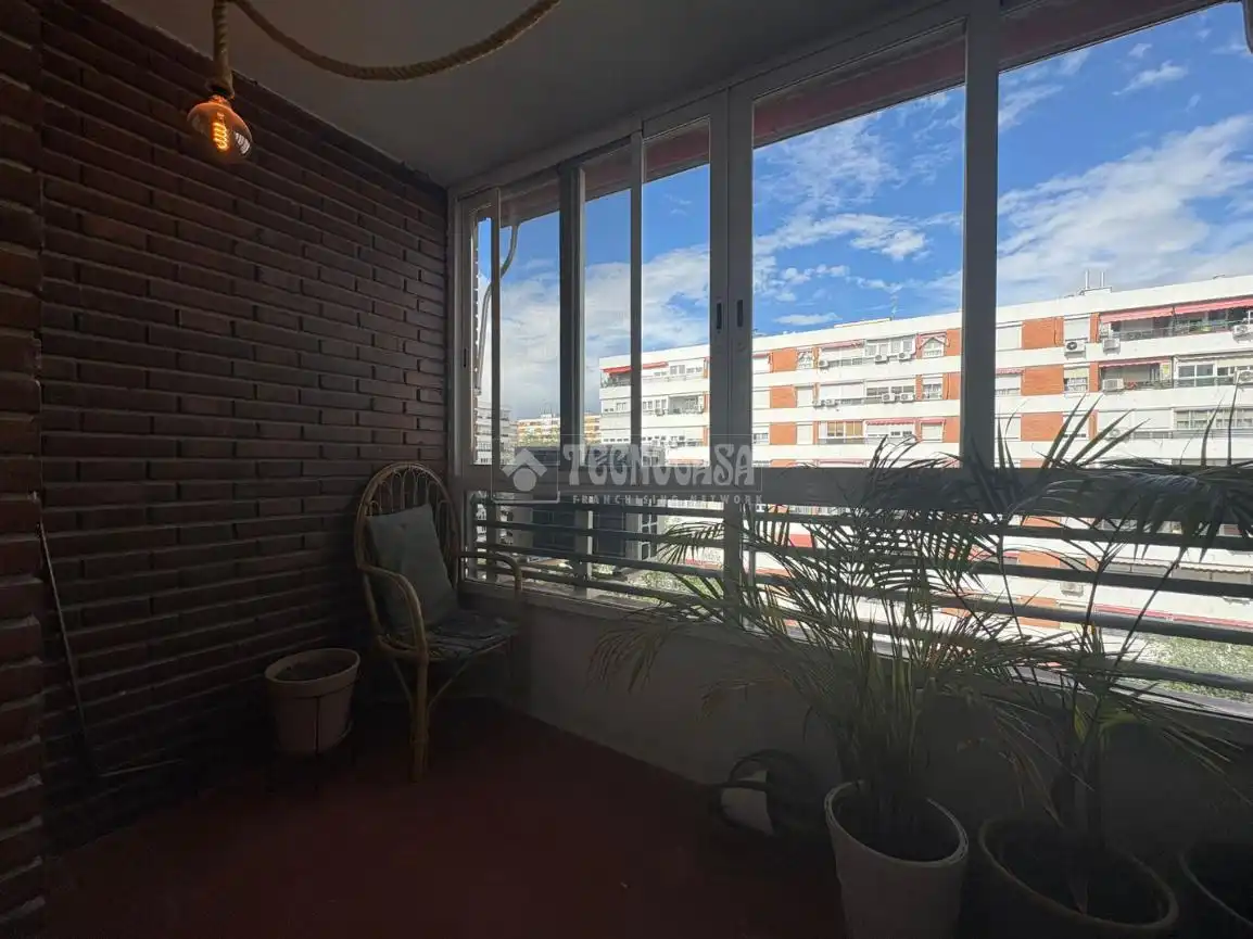 Terraza de Piso de alquiler en Madrid