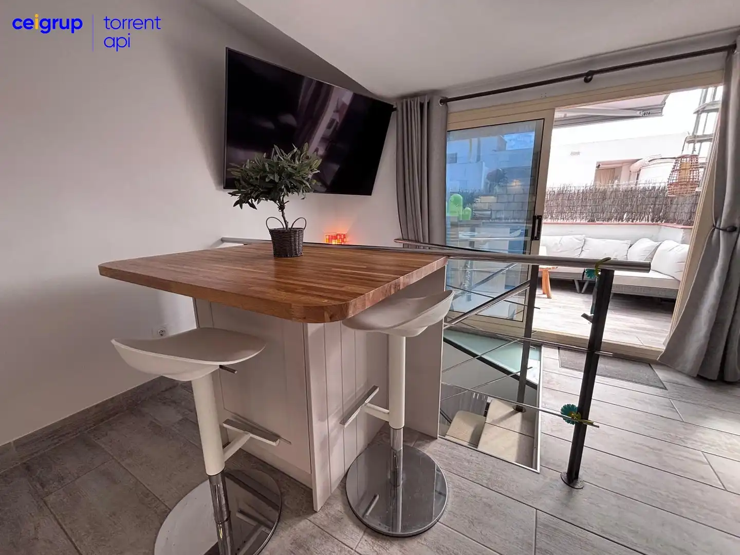 Balcony of Attic for sale in L'Escala  with Air Conditioner and Terrace