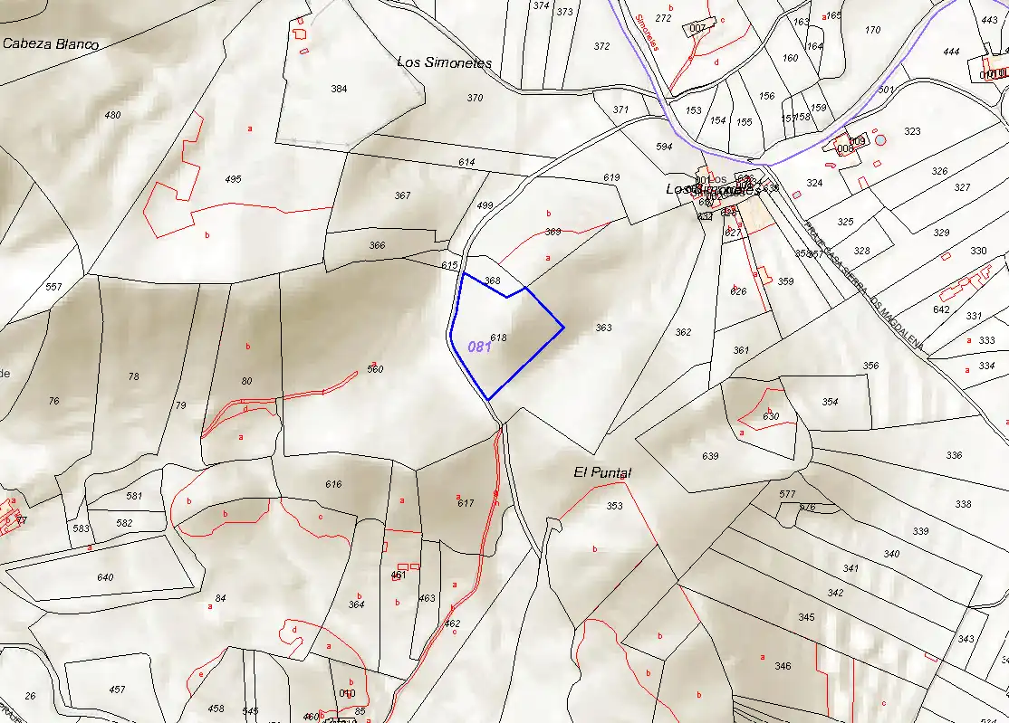 Wohnbaugrundstück zum Verkauf in Nº 81 Parcela 618. Paraje Los Simonetes