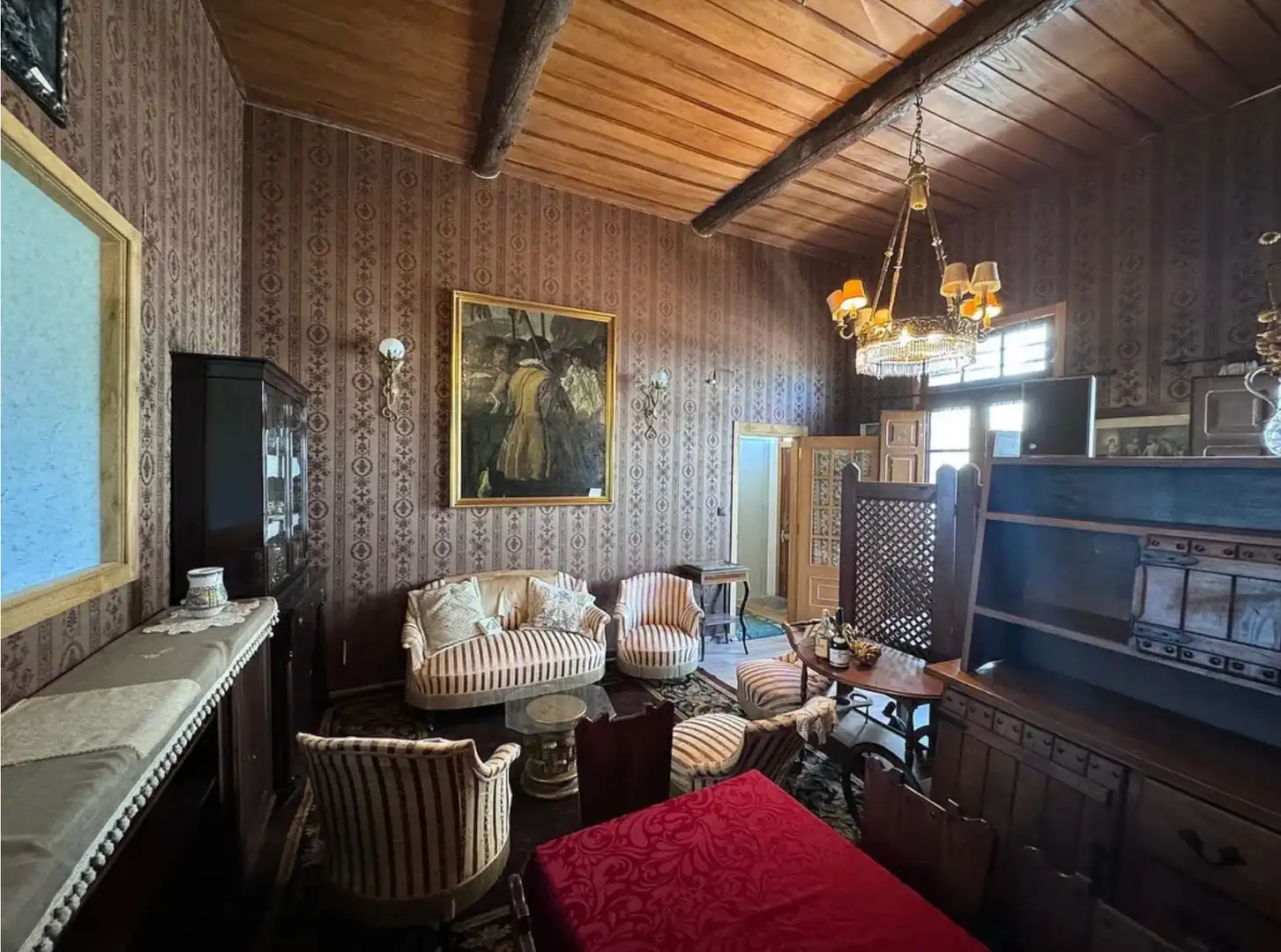 Sala d'estar de Casa o xalet en venda en Bóveda amb Calefacció, Jardí privat i Moblat