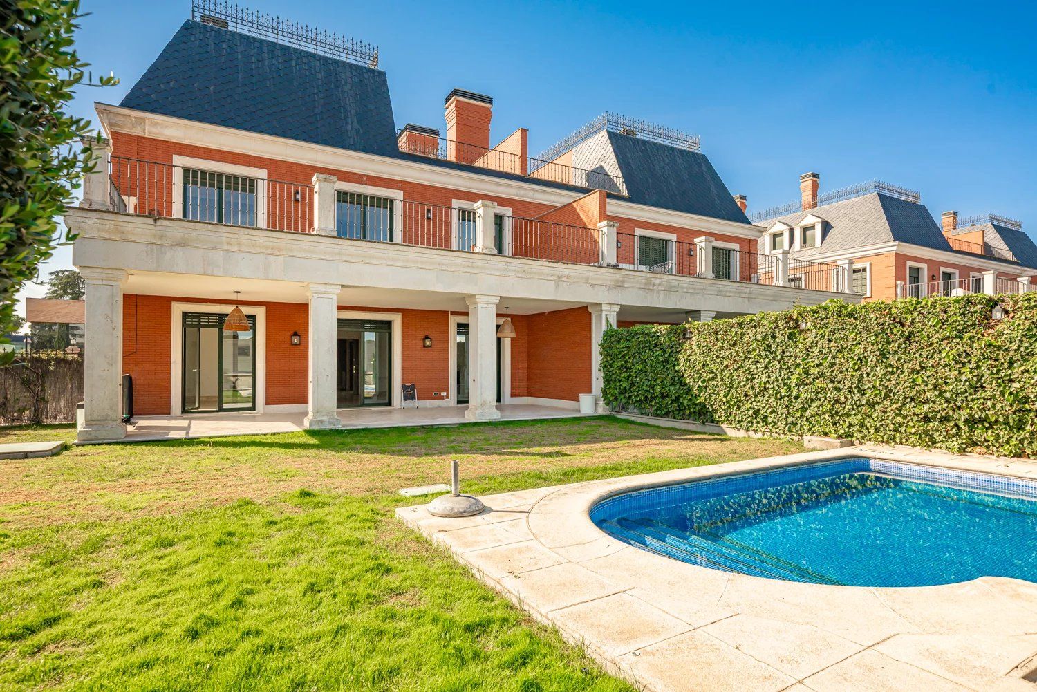 Garden of Flat to rent in  Madrid Capital  with Air Conditioner, Heating and Terrace