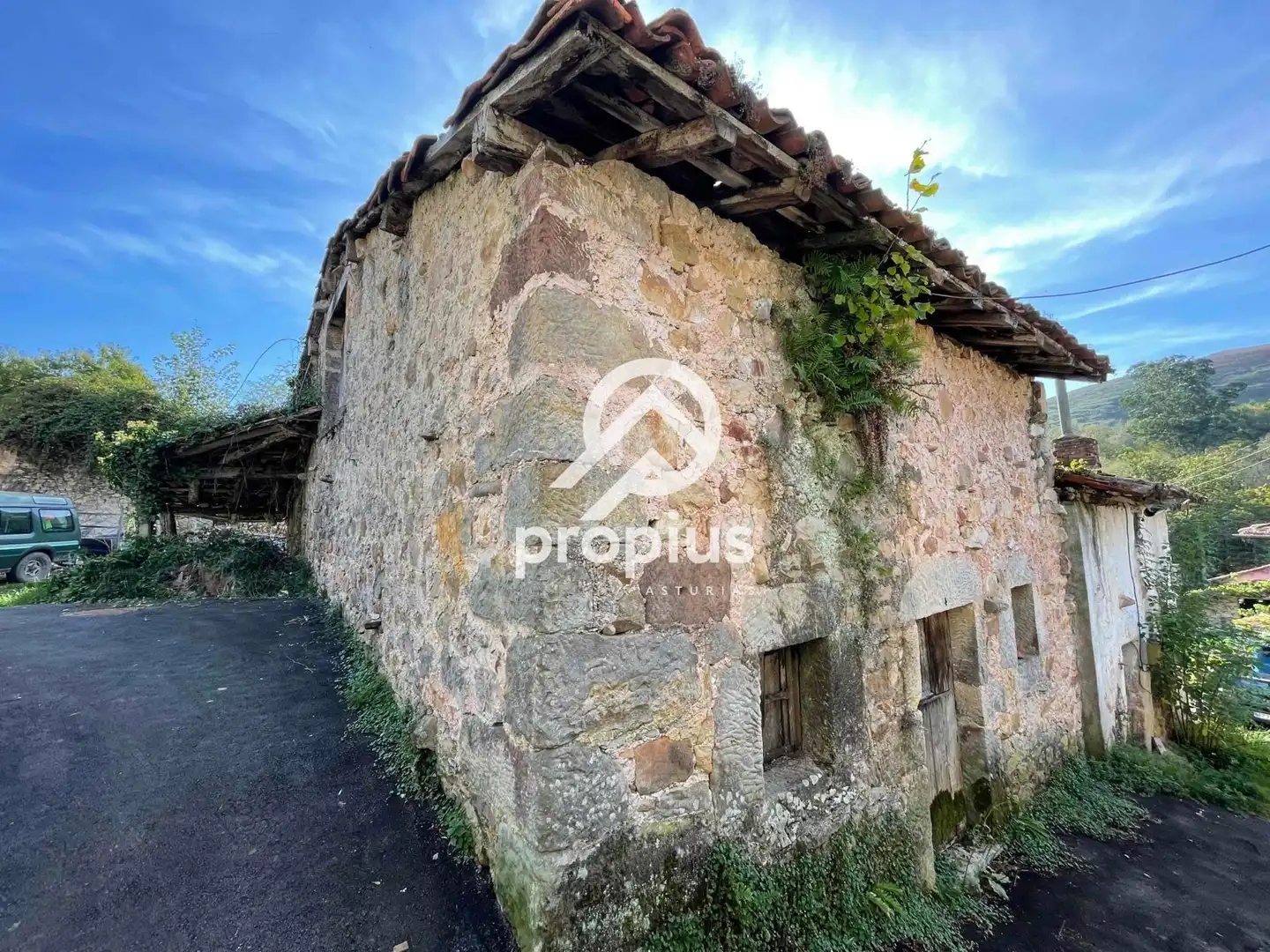 Vista exterior de Casa o chalet en venta en Onís con Calefacción y Terraza