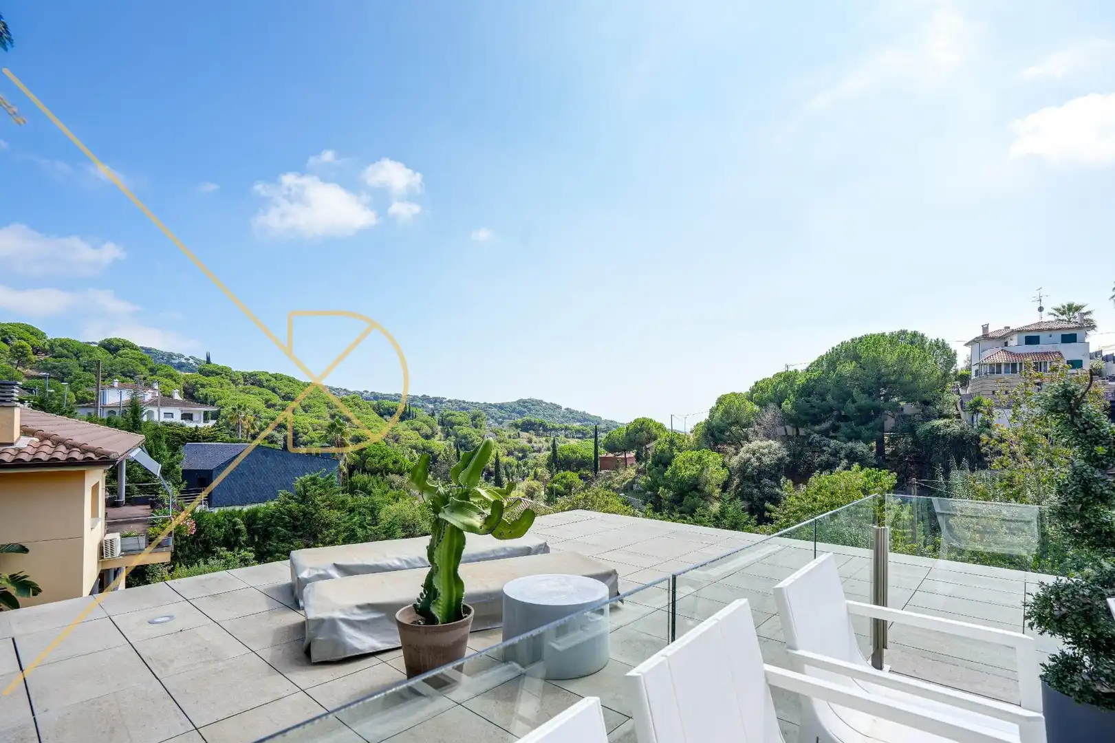 Terraza de Casa o chalet en venta en Alella con Calefacción, Jardín privado y Terraza
