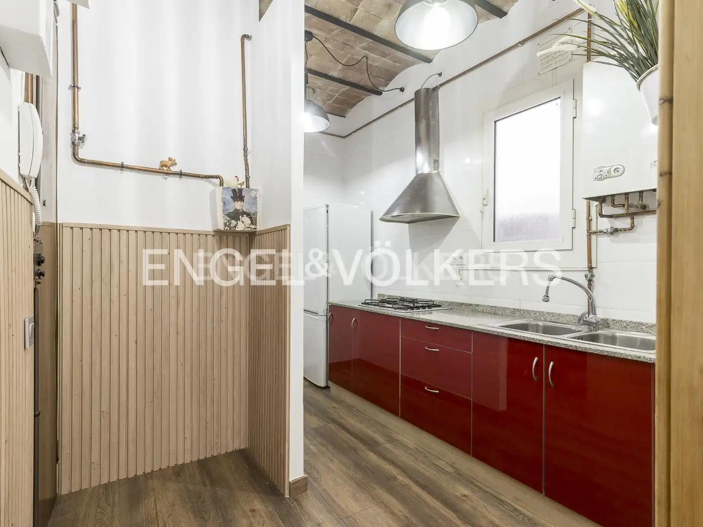 Kitchen of Flat for sale in Barcelona  with Air Conditioner, Heating and Furnished