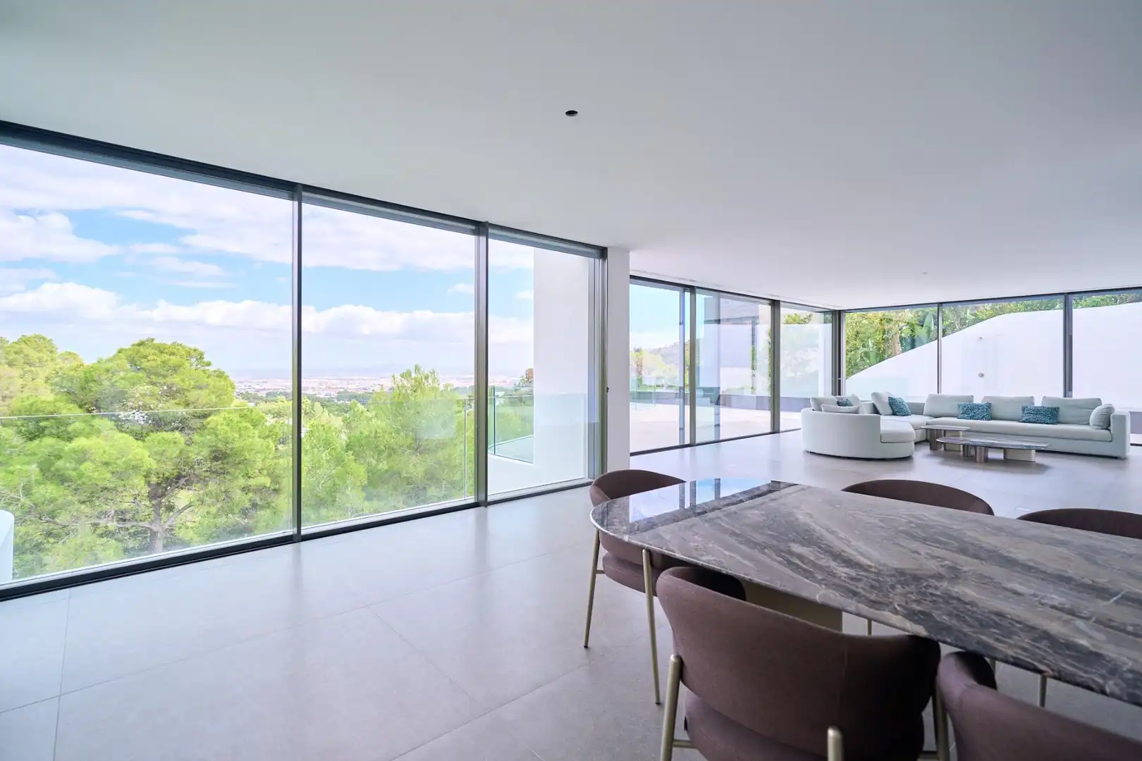 Sala d'estar de Casa o xalet en venda en  Palma de Mallorca amb Aire condicionat, Jardí privat i Terrassa