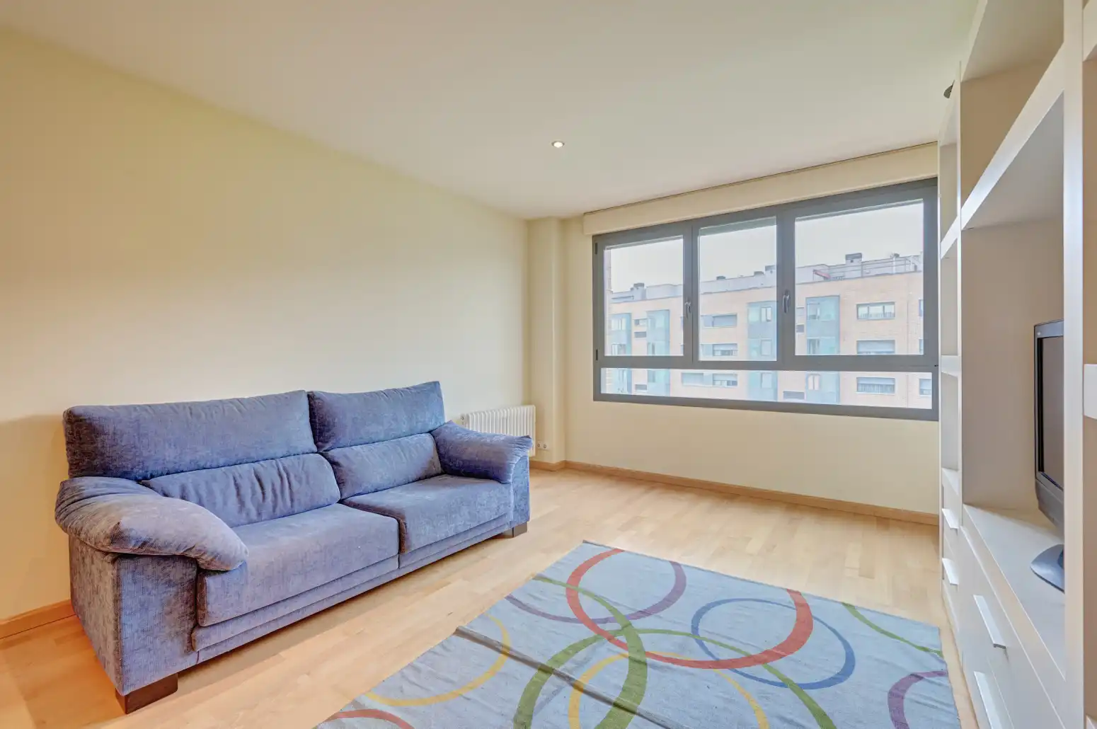 Living room of Flat for sale in  Pamplona / Iruña  with Heating, Private garden and Parquet flooring