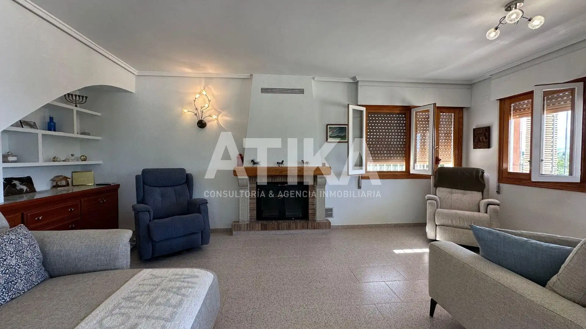Sala de estar de Casa o chalet en venta en Agullent con Calefacción, Terraza y Trastero